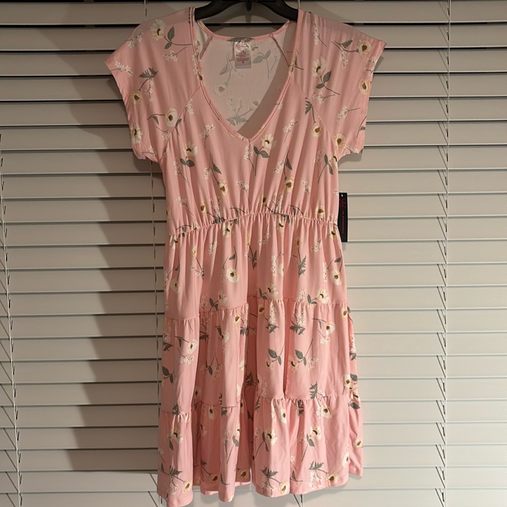 Pink floral large NoBo summer dress